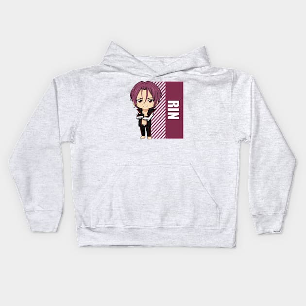 Free Chibi Rin Matsuoka Kids Hoodie by DaphInteresting